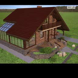 Броварський р.н.с.Рожни.Недобудований будинок з озером