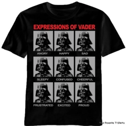 Коллекционная футболка Эмоции Дарта Вейдера размер L от Star Wars новая с бирками