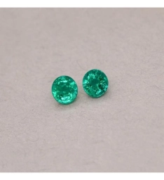 Смарагди пара 3мм класу ААA++ круг