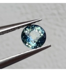 Сапфір необлагороджений поліхромний 4.5мм з Сертифікатом